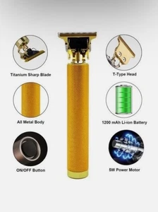 Vieille T9 Barbeador Gold Barbe Cheveux Trimmer Cutter Machine pour les hommes
