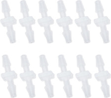 Plastic Hose Barb Fitting, 1/8" X 1/8" Pipe Connectors Barbed Splicer Mender Joi