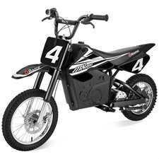 Razor MX650 Dirt Rocket High-Torque Electric Motocross Dirt Bike, 17 MPH, Black