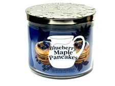 BATH & BODY WORKS BLUEBERRY MAPLE PANCAKES 3-WICK SCENTED LARGE 14.5 OZ CANDLE