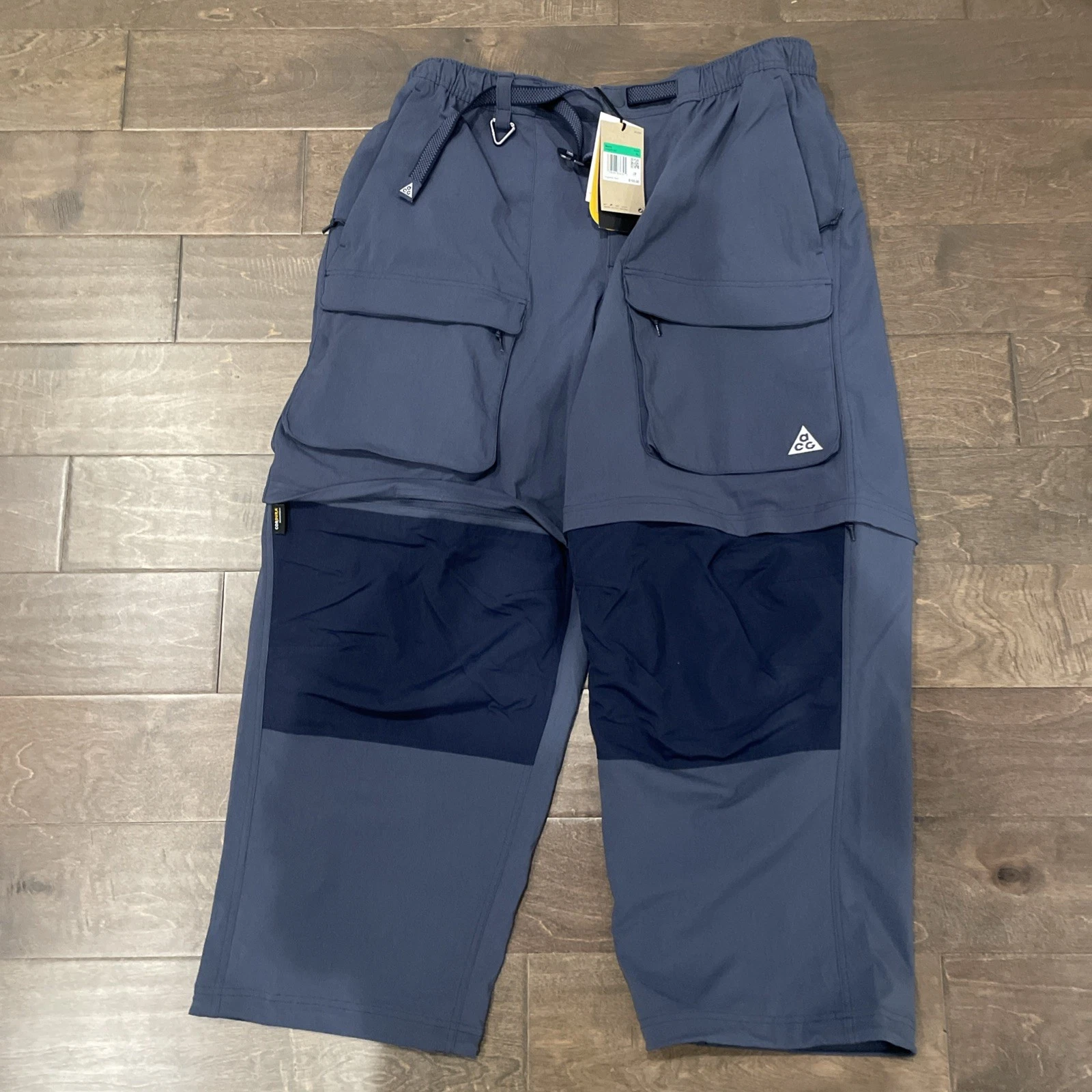 Nike ACG Smith Summit Convertible Pants Mens XL Blue HV0591-437 NEW