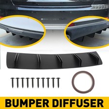 FOr Rear Civic Honda Accord Bumper Diffuser Shark Fin Spoiler Splitter Wing Lip