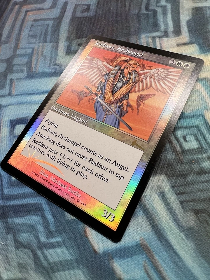MTG Foil Radiant, Archangel EX/LP+ Urza's Legacy - Image 2 of 4