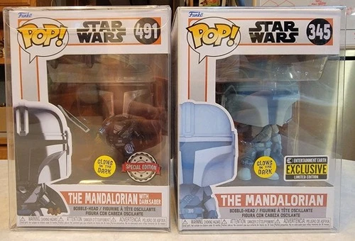 Funko POP! Star Wars GITD The Mandalorian Pair