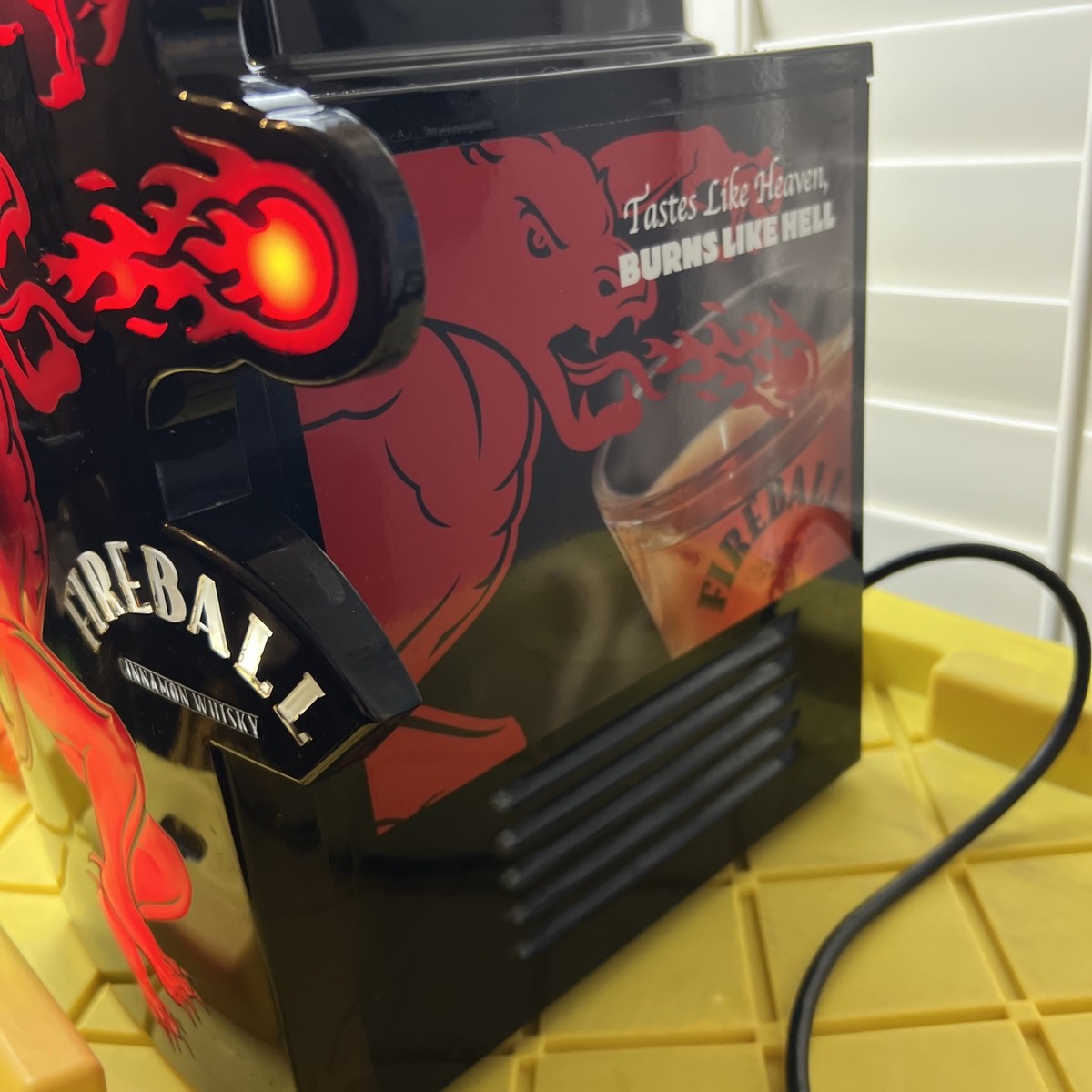 Fireball Whiskey Double Bottle Chiller Freezer Grab & Pour