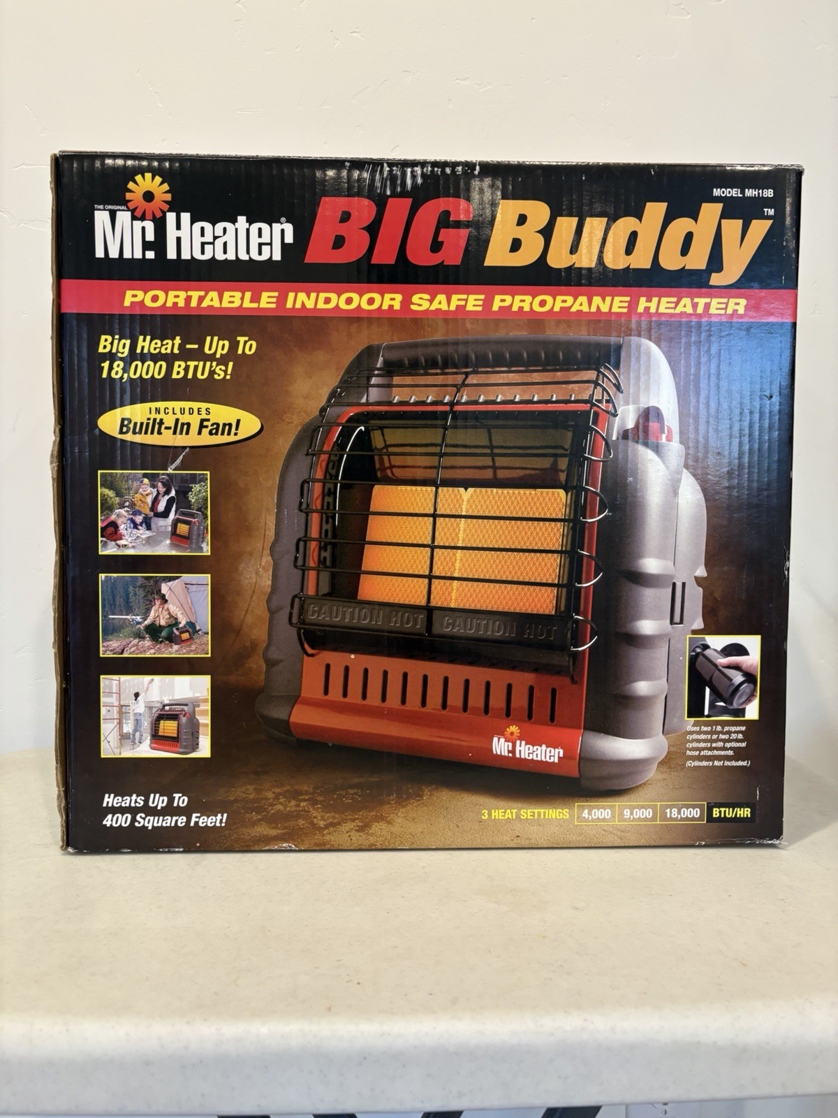 Mh18b Tough Buddy Portable Propane Heater 18,000 Btu
