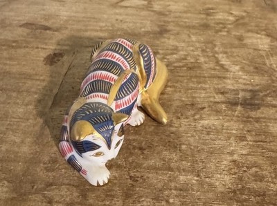  Franklin Mint Curio Cabinet Katzenfigur - Imari 