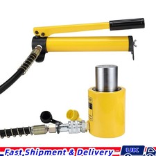 20T Hydraulic Cylinder Jack Porta Power Ram Hydraulic Hand Pump Single Acting