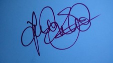 Trevor Steven Ex Rangers Football Player 100% Hand Signed Card