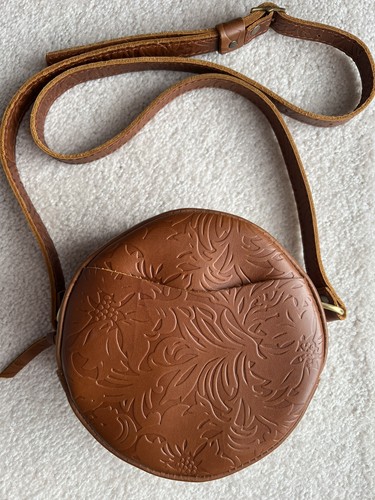 Portland Leather Goods Circle Crossbody Bag