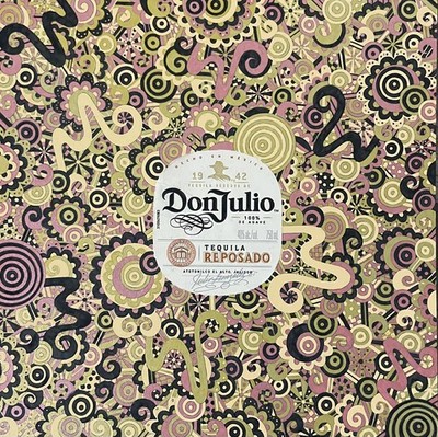 Hand-drawn Don Julio Tequila Reposado Wall Art
