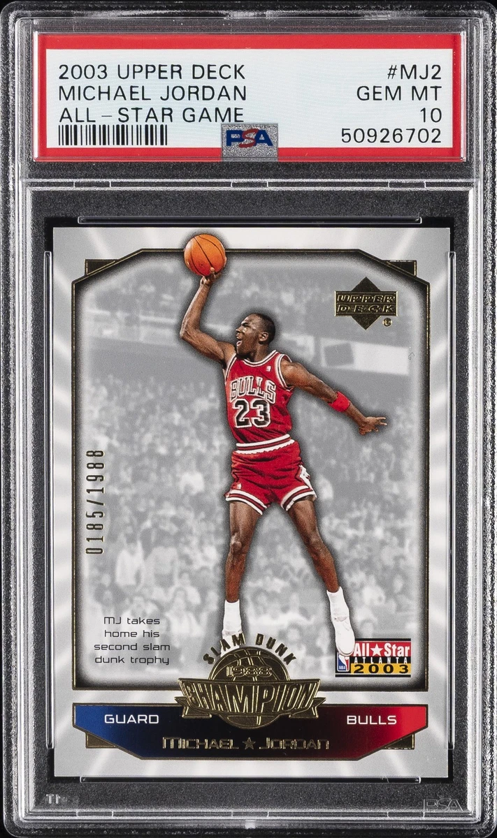 Upper Deck Michael Jordan 10 Grade Basketball Sports Trading Cards