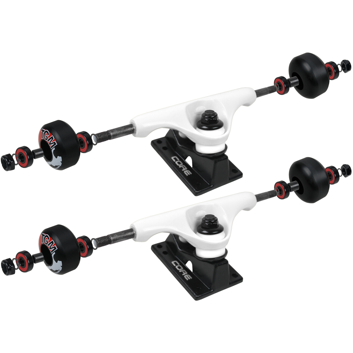 Zero Skateboard Complete 3 Skulls with Blood 8.0"