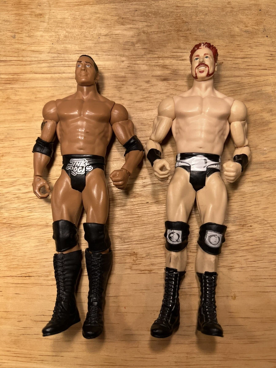 2011 WWE Mattel Wrestling Action Figure Seamus And The Rock