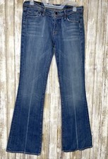 Citizens of Humanity Womens Size 28 Low Waist Flare Blue Denim Ingrid 002 Flare