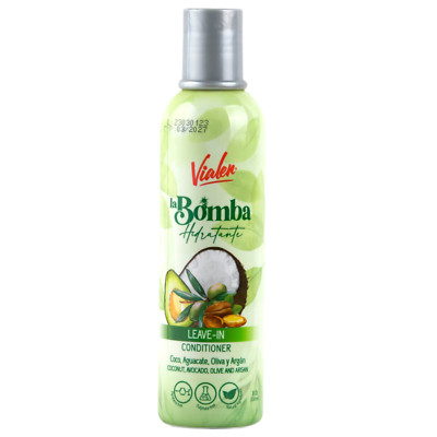 Vialen La Bomba Hidratante Leave-In con Coco, Aguacate, Oliva y Argán