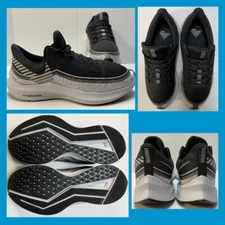 Nike Air Zoom Sneakers Sz 10 Winflo 6 Shield BQ3191-001 Black Running Shoes EUC