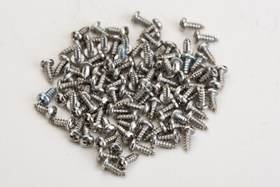 #2 x 1/4'' Pan Head Sheet Metal Screws Phillips Drive Full Thread 18-8 Pk of 100