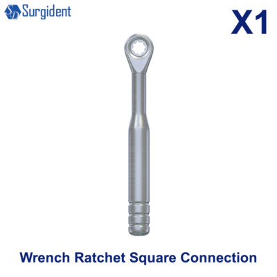 DSI Dental Implant Wrench Ratchet For Square Connection Handle Instrument