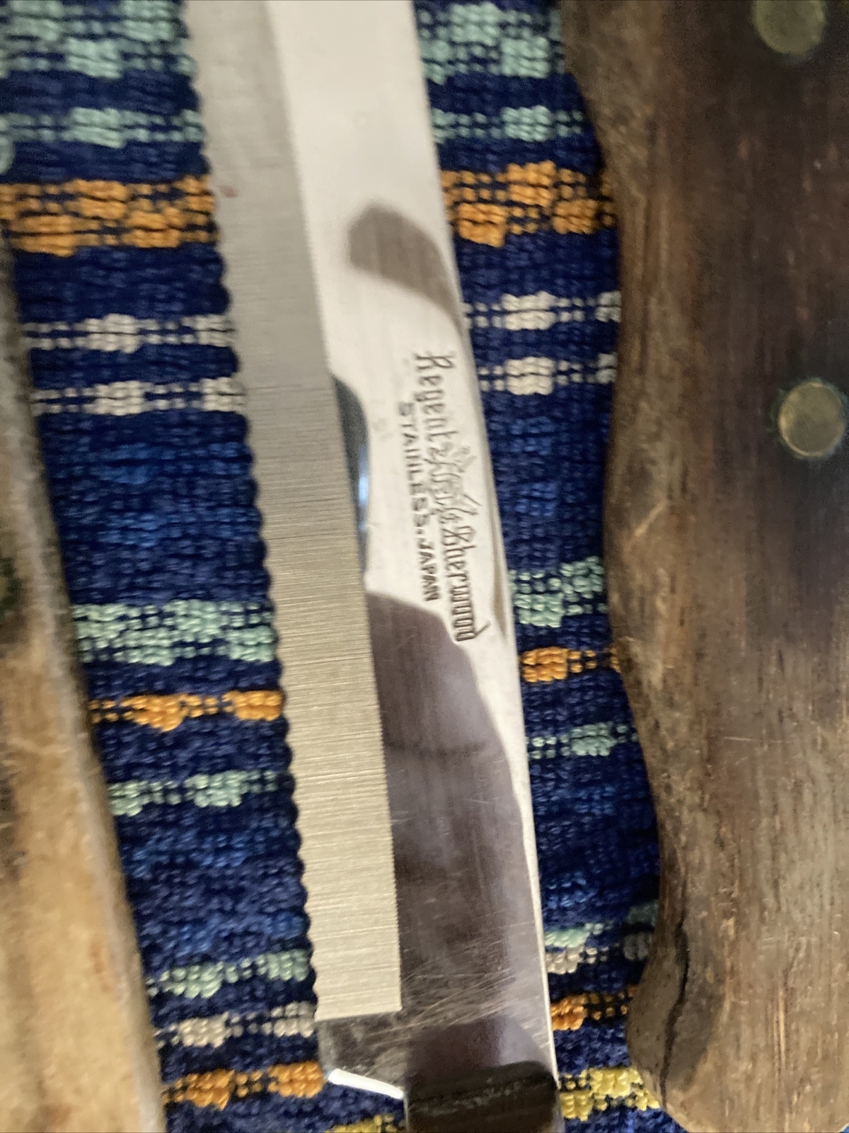 10 Vintage Assorted Wood Handled Knives & ￼ Utensils, Different Brands