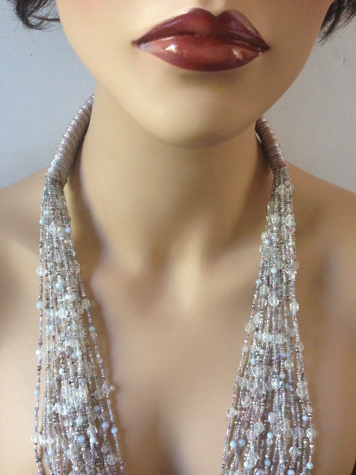 Handcrafted Designer Statement Artisan Multi Stra… - image 11