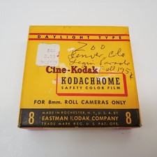 1954 8mm Film Family Home Video Amateur ZOO Denver Legion Parade