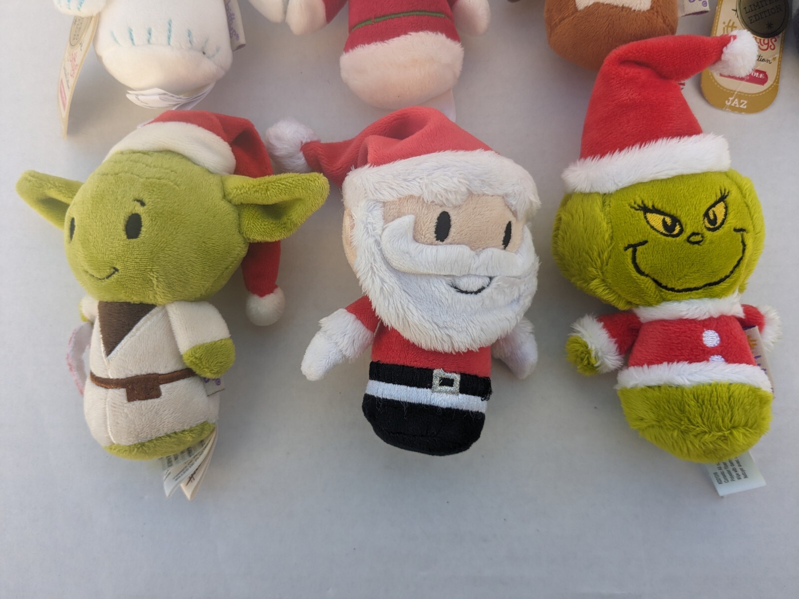 Hallmark Itty Bittys Christmas Lot 11 Santa, Minnie, Hello Kitty