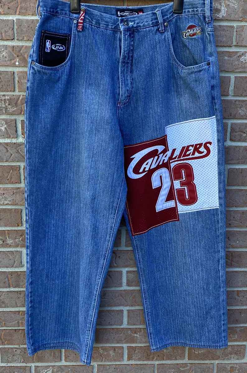 Vintage NBA UNK Lebron James 23 Jersey Wide Denim Jeans Blue 38 X 30 | eBay
