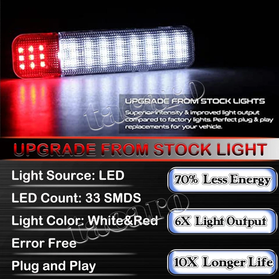 Panel de puerta interior luces LED de cortesía para Silverado Sierra C/K 1500 2500 3500 Foto 2 de 4