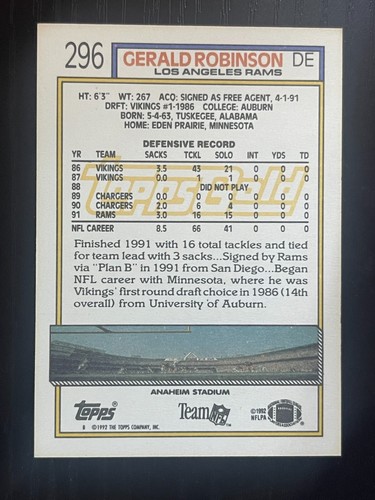 1992 Topps Gold Football You Pick - Picture 128 of 291