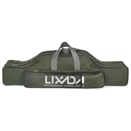 Fishing Bag Portable Folding Fishing Rod Reel Bag Fishing Pole Gear Tackle Tool - Picture 30 of 30