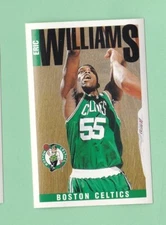 1996-97 Panini Basketball Peel-Off Sticker 2" x 3" Eric Williams Boston Celtics