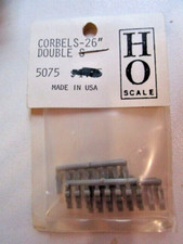 Grandt Line HO #5075 CORBELS: 26″ DOUBLE-S - Details Below