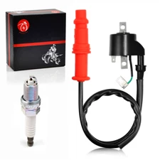 Ignition Coil Spark Plug Kit For Polaris Sportsman 500 1996-02 Ranger 500 03-07