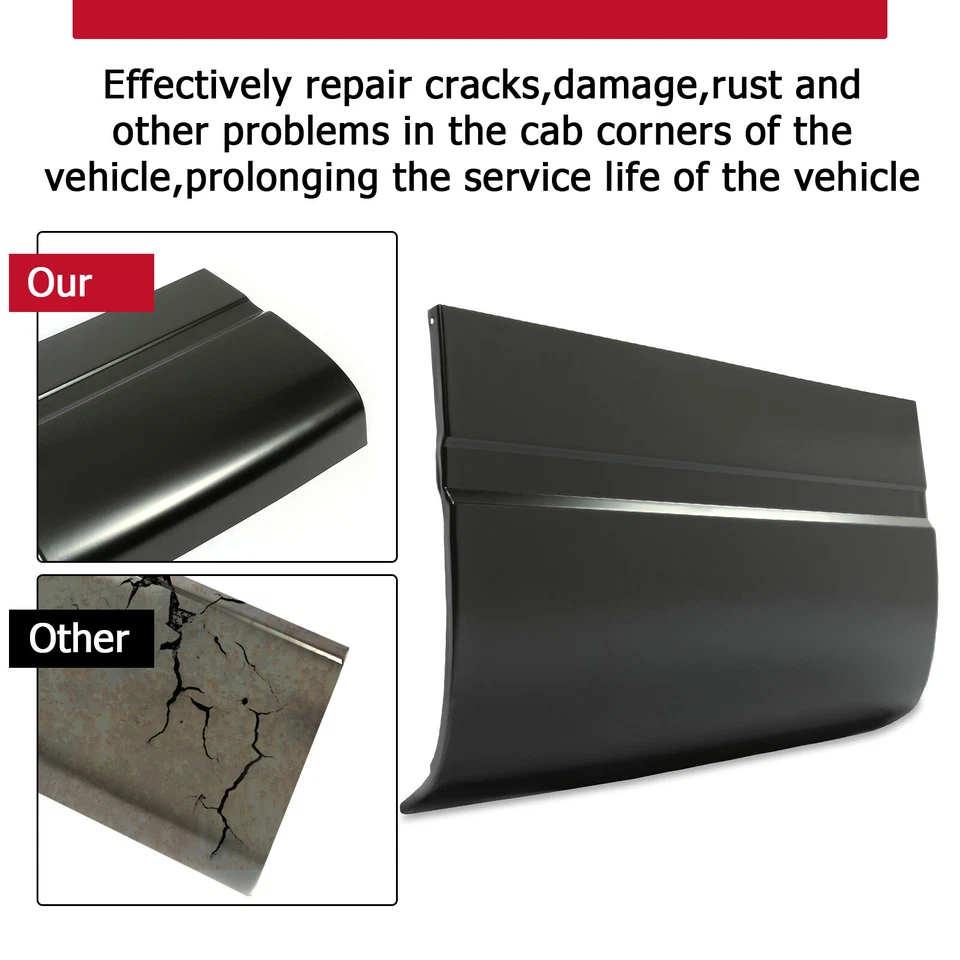 Steel Cab Corners For 88-98 Chevy GMC Pickup C/K 1500 2500 3500 2DR Extended Cab Foto 4 de 4