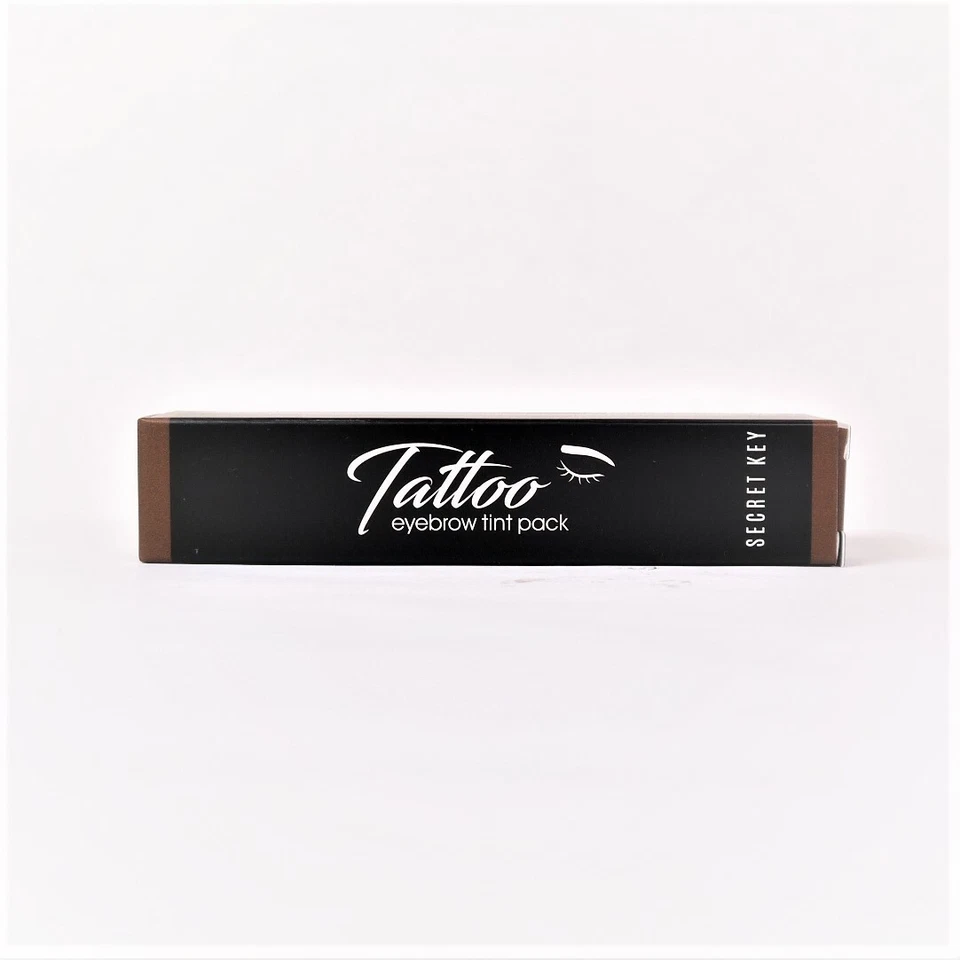 Paquete de tinte de cejas Secret Key Tattoo, #3 Choco Frappuccino, 8 g Foto 3 de 4
