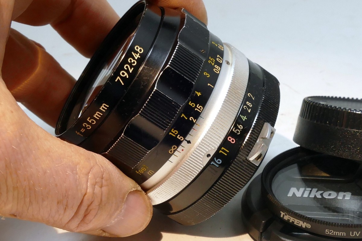 Nikon Nikkor-O 35mm f2 AI F Prime lens f2.0 (home Ai'd) - AS IS