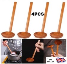  Ramen Soup Japanese Long Handle Large Spoon Spoon Ajisen  Drink Spoon UK 4pcs✅