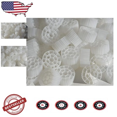 Compact K3 Bio Filter Media - Supports Nitrification for Aquaponics & Aquariums