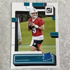 Skylar Thompson (RC) 2022 Panini Donruss NFL Rated Rookie Football Card #375