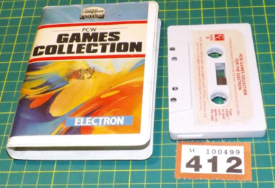 PCW SPIELESAMMLUNG Kassette für den Acorn Electron Computer - KOSTENLOSER VERSAND IN UK
