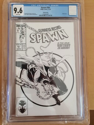 IMAGE SPAWN # 301 CGC 9.6 McFarlan 3rd print 1st Full Ninja Spawn rare HTF