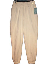 Wild Fable Women's Size XS Pull On Jogger Pants Fleece Sweatpants Beige NEW NWT