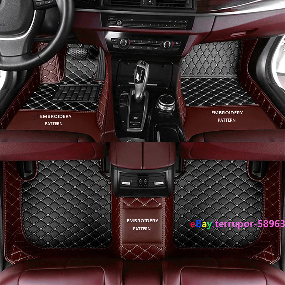 For INFINITI 2006-2022 Custom Letters Luxury Liners Waterproof Car Floor Mats - Image 2 of 4