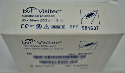 BEWITH/ビーウィズ Accurate A-130III BVI Beaver Visitec Retrobulbar Atkinson .50 x 38mm (25G x 1 1/2in