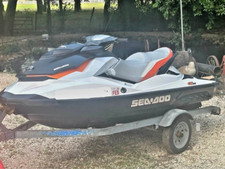 Seadoo GTI GTS 2011-18 GTI WAKE 155 130 Seat Cover Blacktip orange gray white