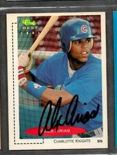 1991 SIGNED Classic/Best #10 Alex Arias Charlotte Knights Black Sharpie