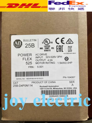 25BD4P0N114 PowerFlex 525 1.5kW 2Hp AC Drive 25B-D4P0N114 Expedited Shipping