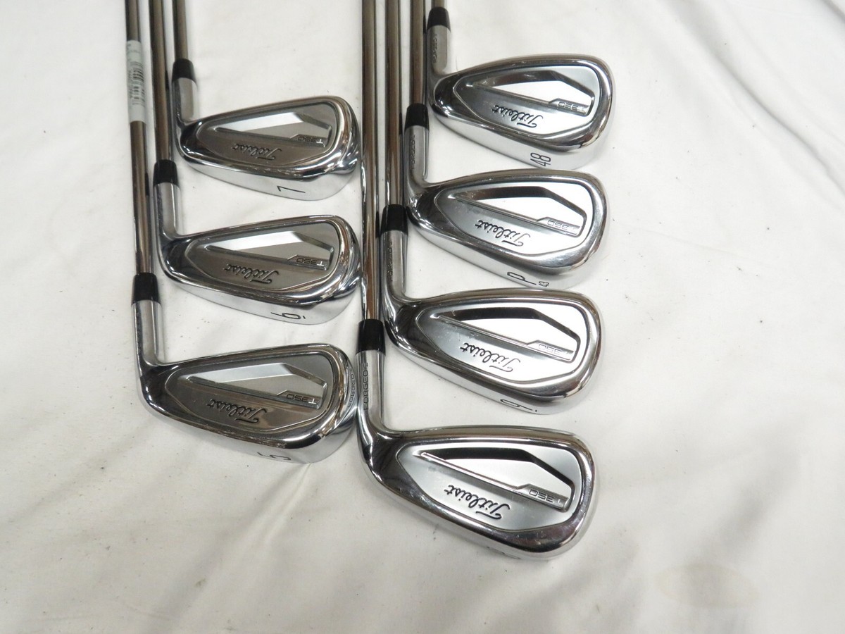 Ensemble fer à repasser femme gauche Titleist T350 3G 5-PW, GW, AW