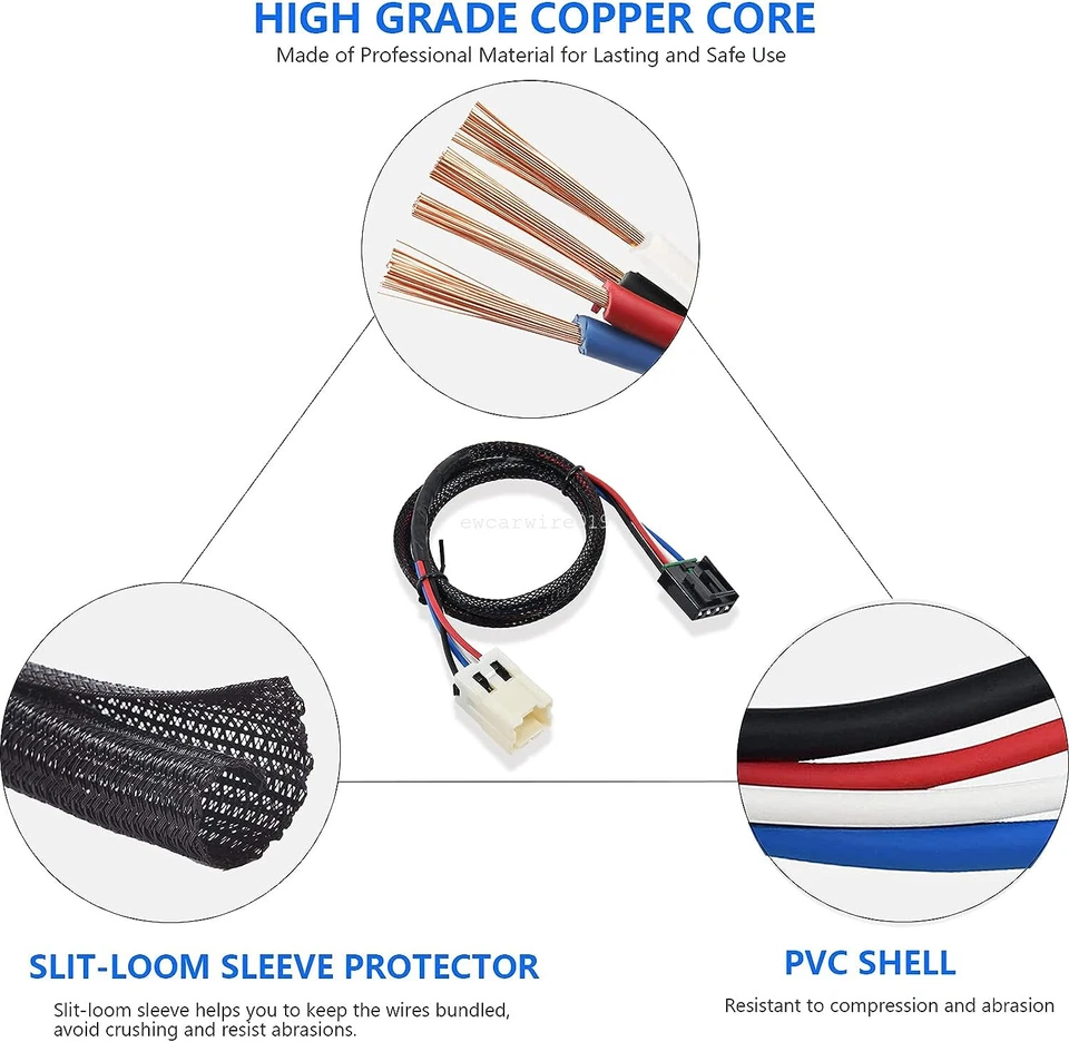 Adaptador de arnés de cables de control de frenos de remolque para Nissan Titan 02-21 con Tekonha Foto 4 de 4